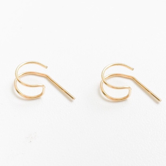 Moodtherapy Jewelry Restocked Fake Double Hoop Earrings Poshmark